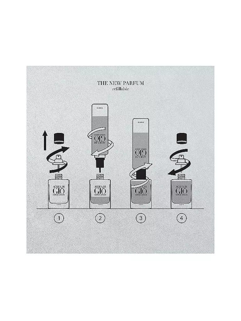 ARMANI | Acqua di Giò Parfum 150ml Flacon de recharge | 