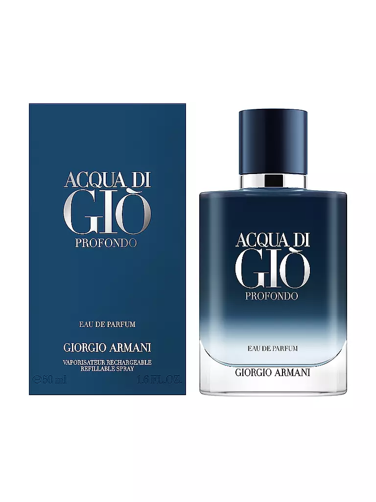 ARMANI | Acqua di Giò Profondo Eau de Parfum 50ml Rechargeable | Aucune couleur