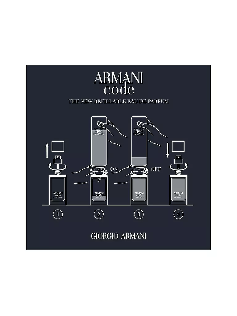 ARMANI | Code Eau de Parfum 50ml Rechargeable | keine Farbe