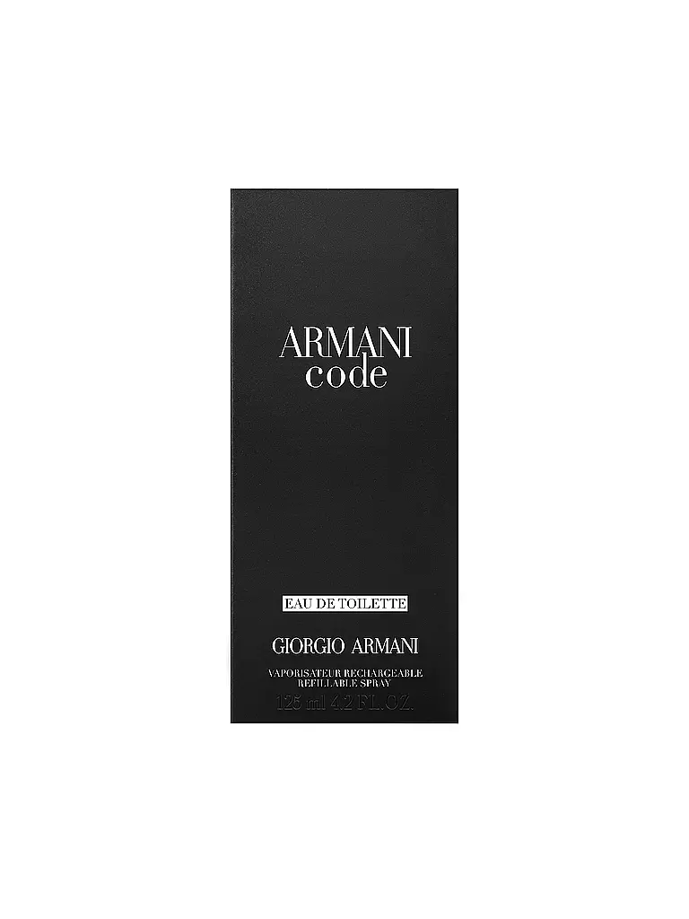 ARMANI | Code Eau de Toilette 125ml Rechargeable | keine Farbe