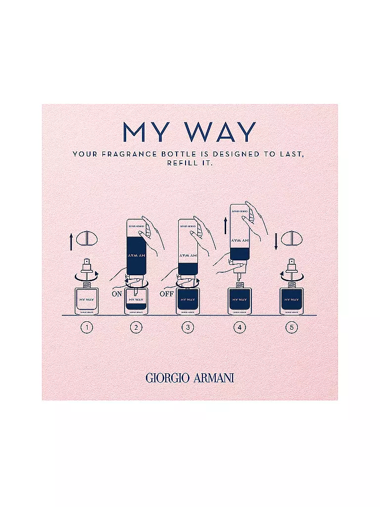 ARMANI | My Way Eau de Parfum 100 ml Flacon de recharge | keine Farbe