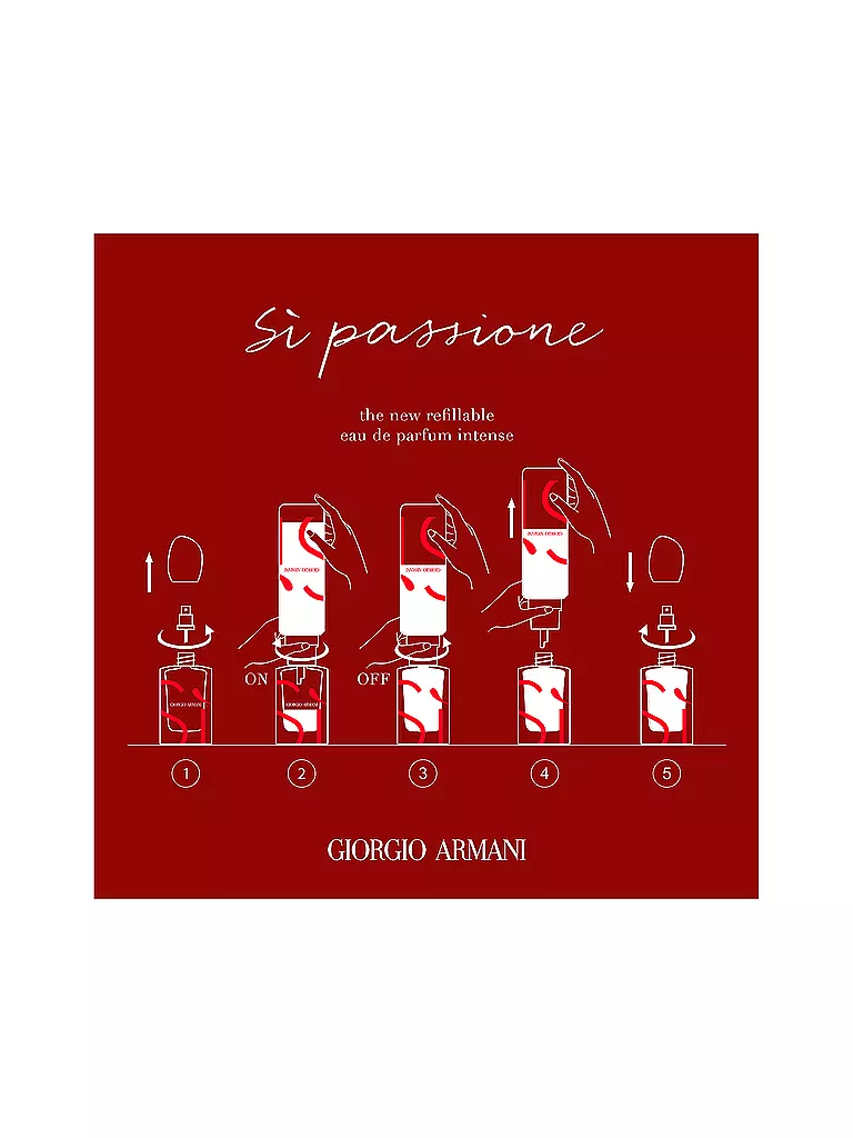 ARMANI | Sì Passione Eau de Parfum Intense 100ml Flacon de recharge | keine Farbe