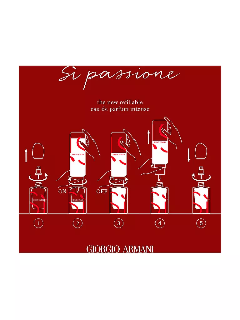 ARMANI | Sì Passione Eau de Parfum Intense 30ml Rechargeable | keine Farbe
