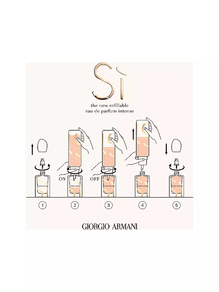 ARMANI | Si Intense Eau de Parfum 100ml Flacon Recharge | 