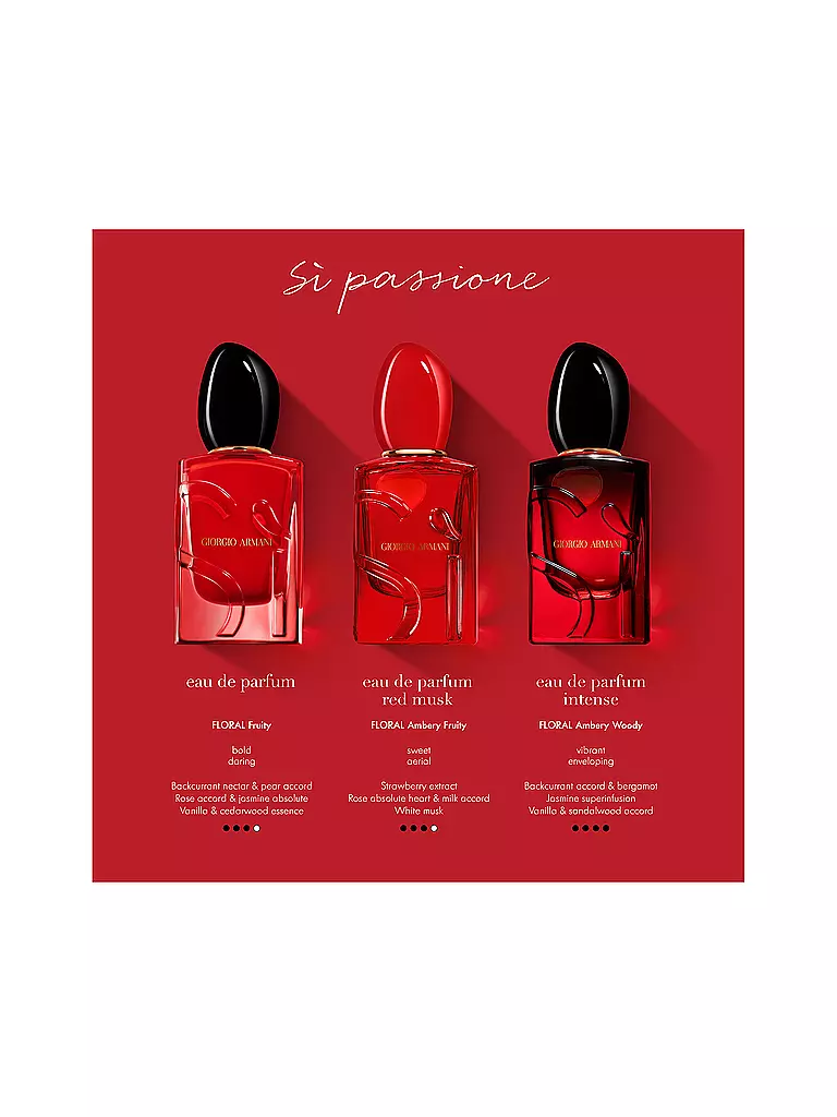ARMANI | Si Passione Red Musk Eau de Parfum 100ml | Aucune couleur