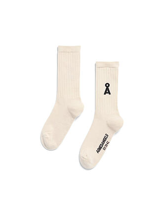 ARMEDANGELS | Chaussettes SAAMUS oatmilk-black
