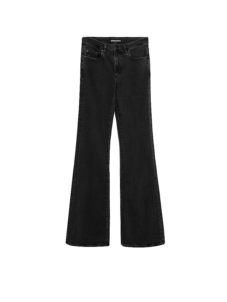 ARMEDANGELS Jeans Coupe Évasée ANAMAA noir | 27/L32