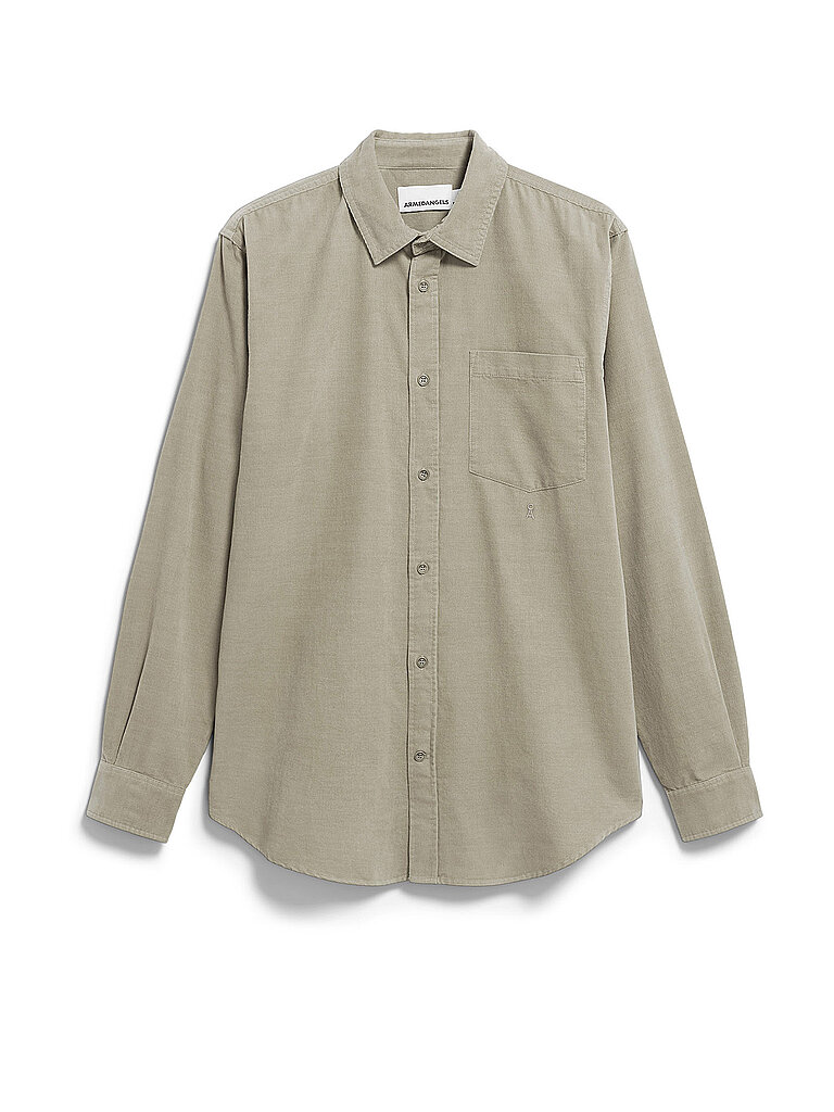 Chemise coupe régulière SAAMY marron clair S