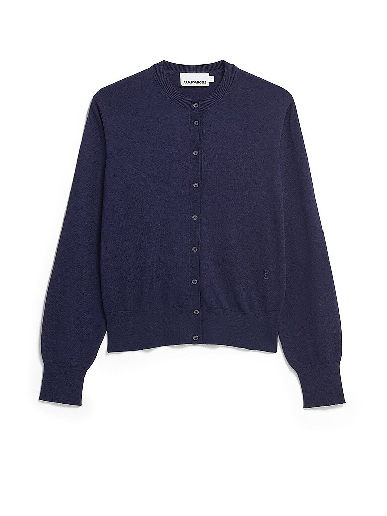 Gilet en tricot bleu marine L