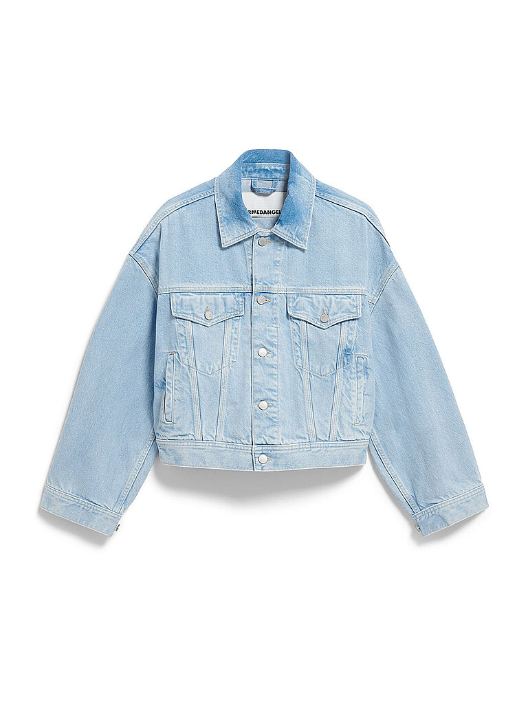 Veste en jean PAASITHE bleu clair M