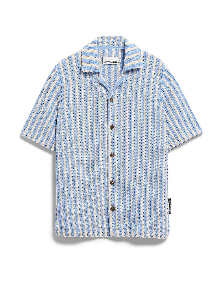Armedangels Polo bleu clair S