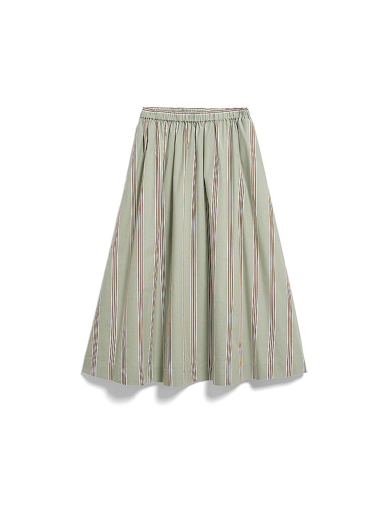 Midi-jupe vert clair S