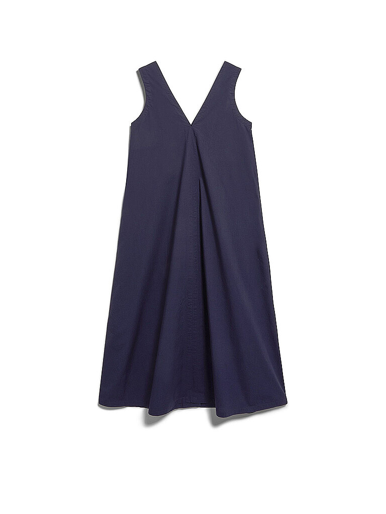 Robe midi bleu marine L