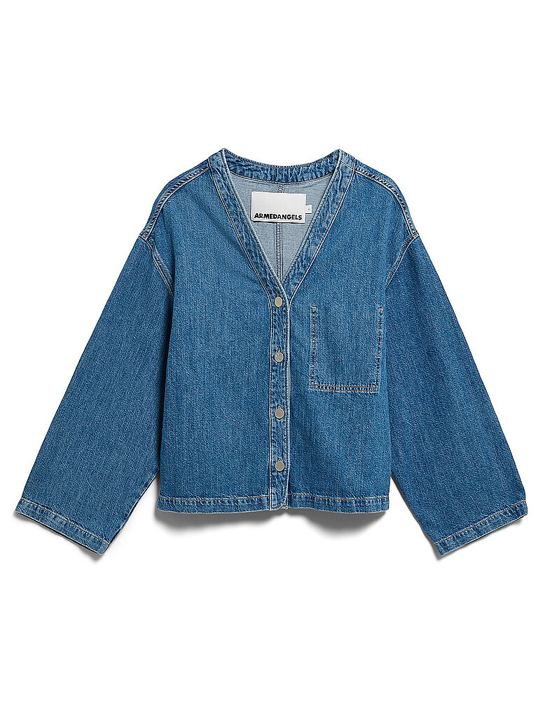 Armedangels Veste en jean bleu XL