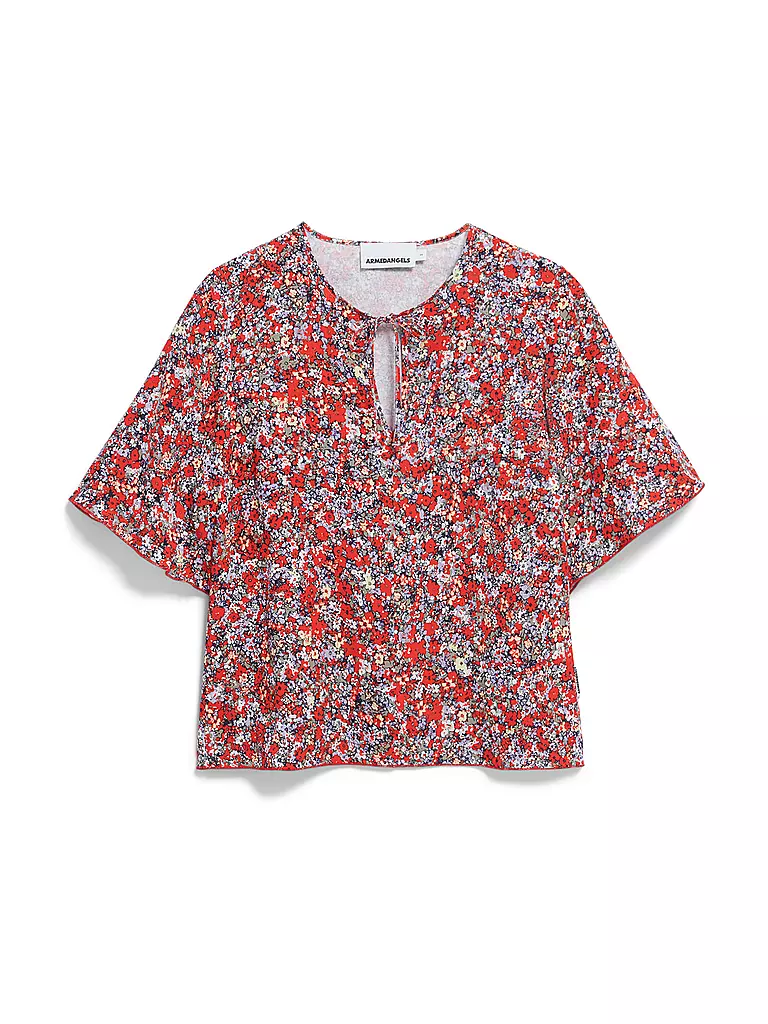 ARMEDANGELS | Blouse ANDRIKAA MOSAIC | rot