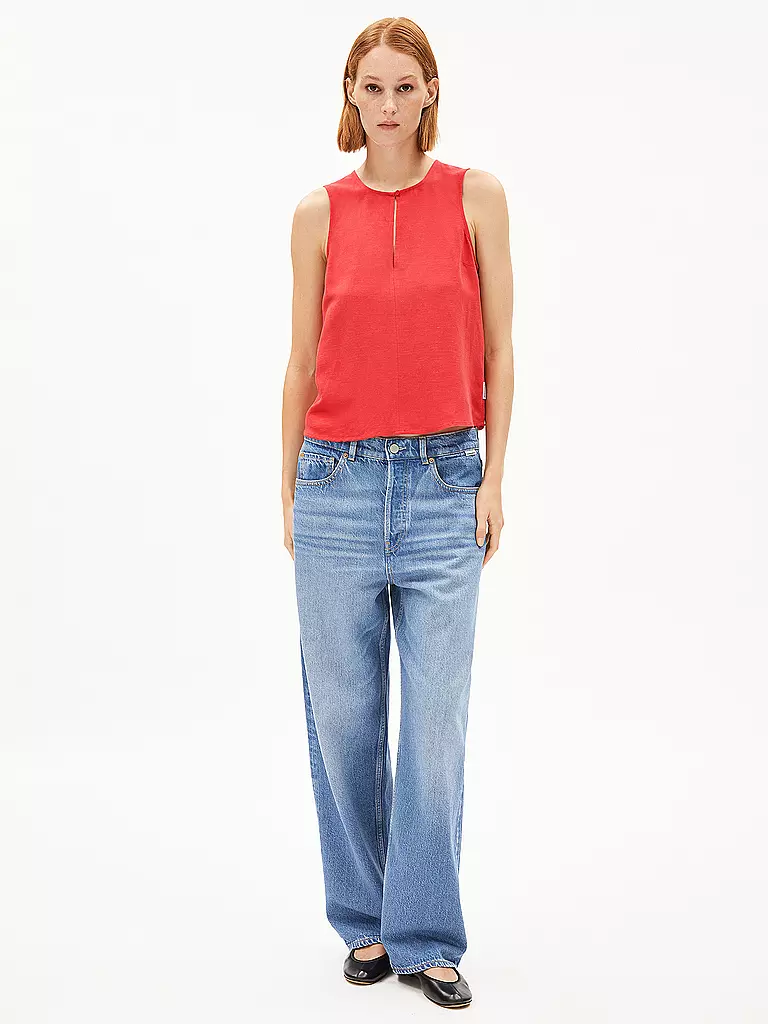 ARMEDANGELS | Blouse RAFALAA LINO | Rouge