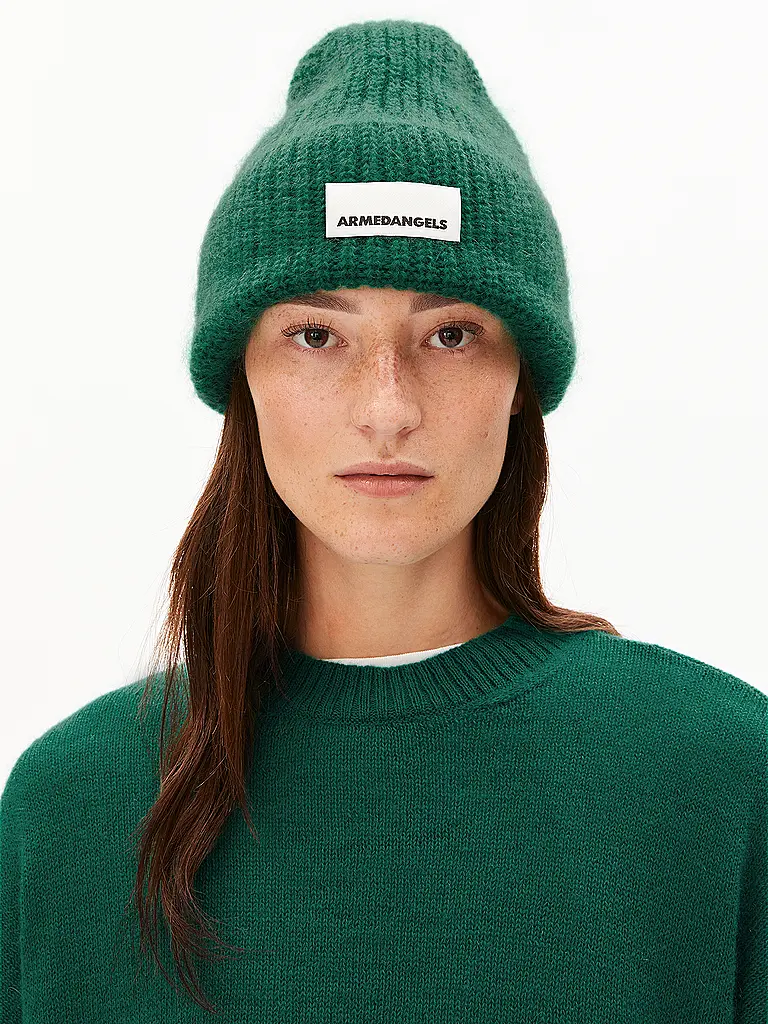 ARMEDANGELS | Bonnet - SNOWAA | dunkelgrün