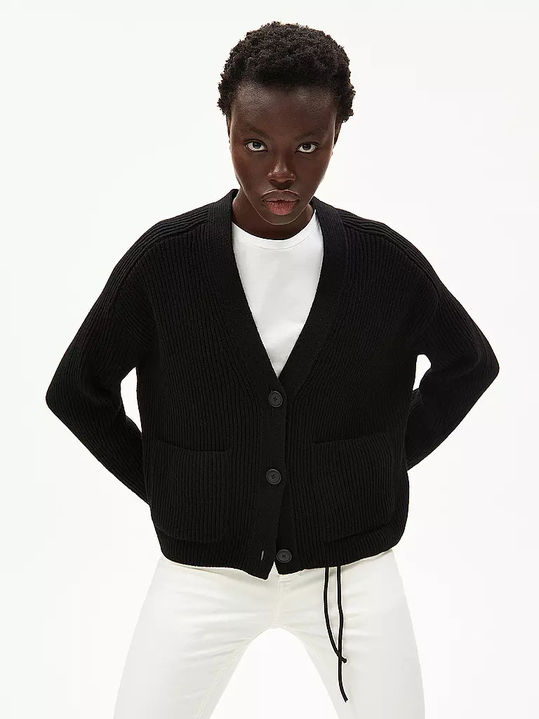 ARMEDANGELS | Cardigan NAOKAA | Noir