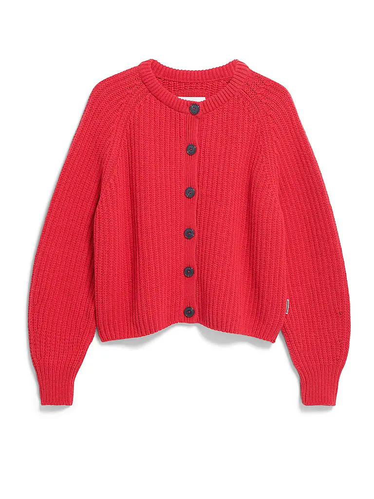 ARMEDANGELS | Cardigan SELMAA | rot