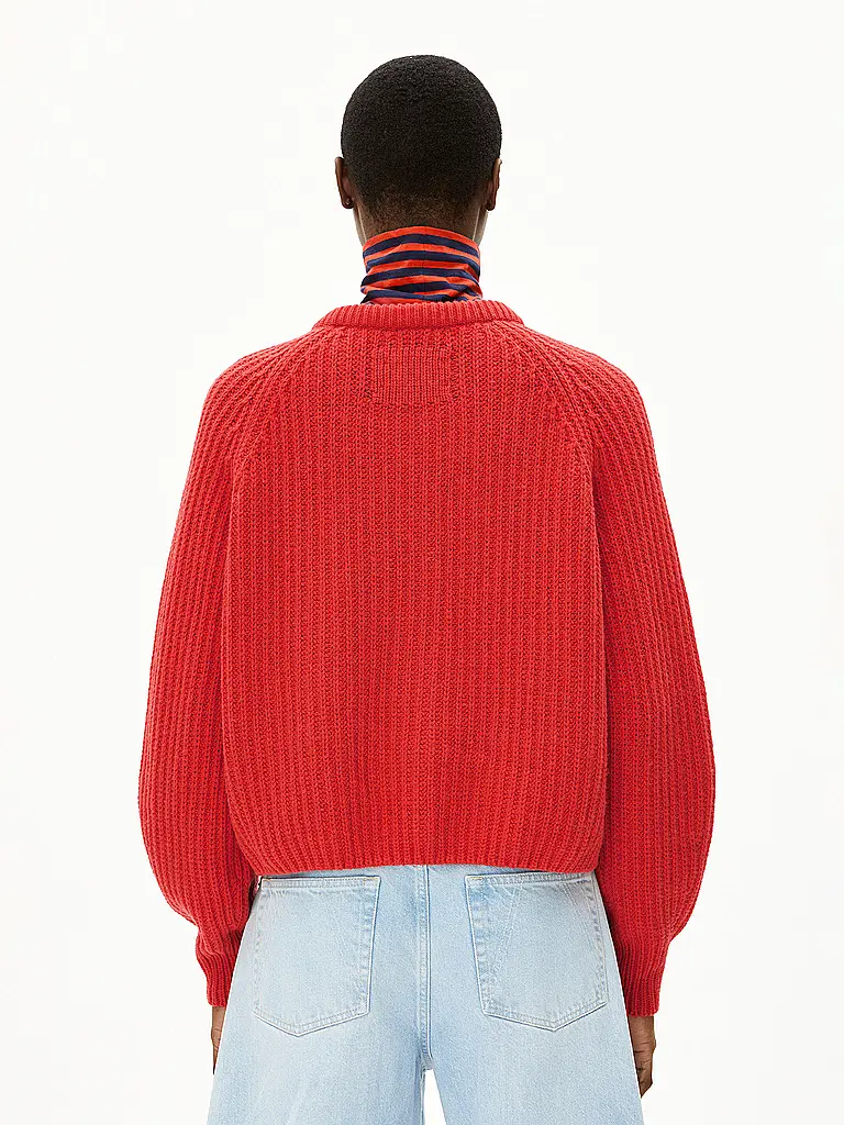 ARMEDANGELS | Cardigan SELMAA | rot