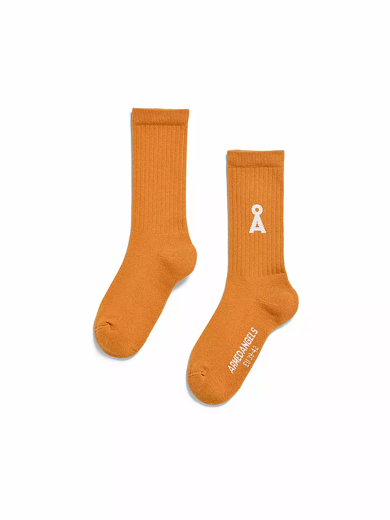 ARMEDANGELS | Chaussettes SAAMUS BOLD amberglow | orange