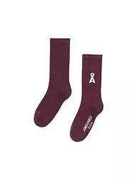 ARMEDANGELS | Chaussettes SAAMUS BOLD oatmilk black | Baie