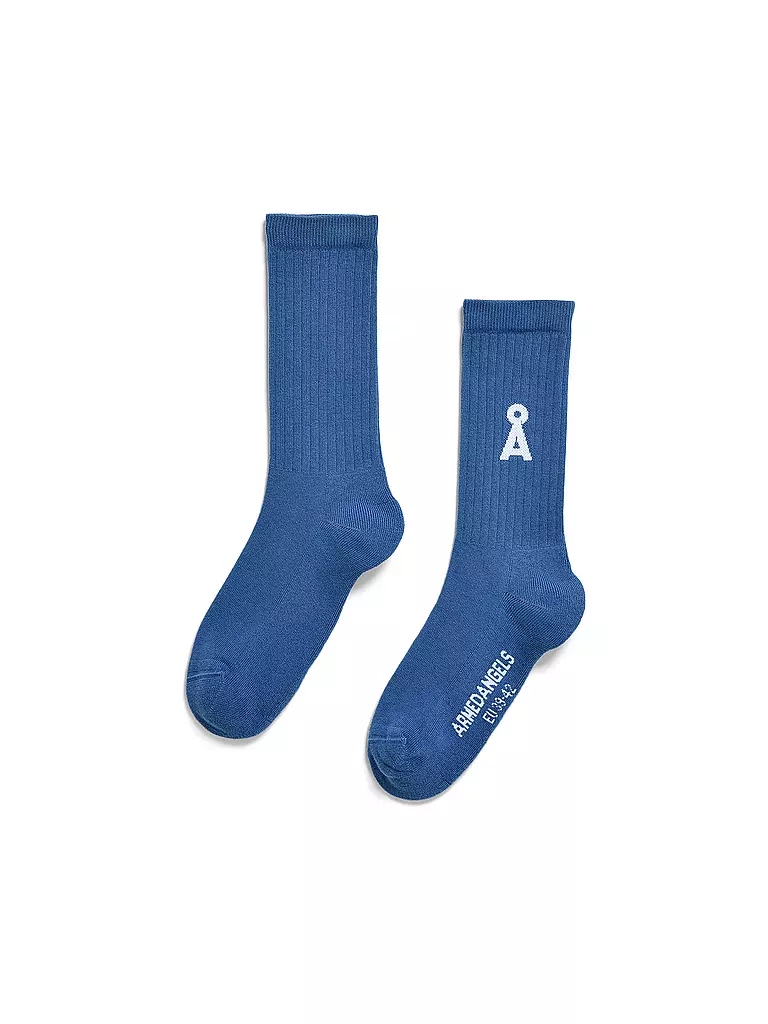 ARMEDANGELS | Chaussettes SAAMUS BOLD dark morning | blau
