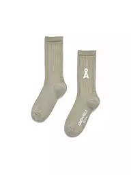 ARMEDANGELS | Chaussettes SAAMUS BOLD oatmilk black | Beige