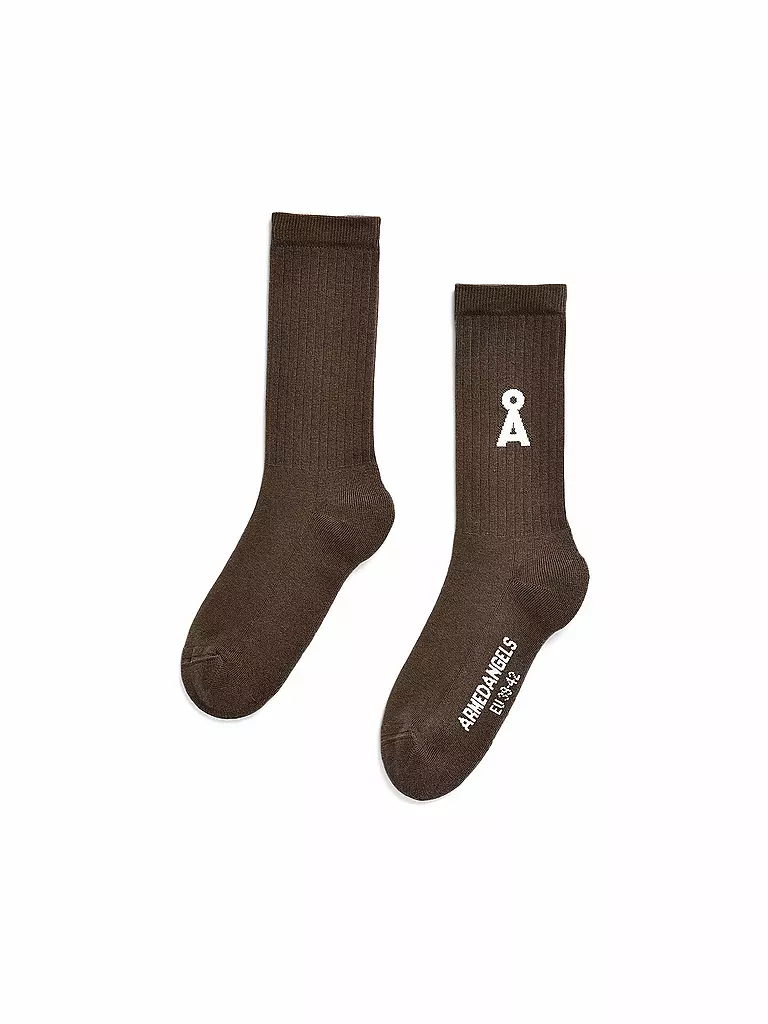 ARMEDANGELS | Chaussettes SAAMUS BOLD tree shade | braun