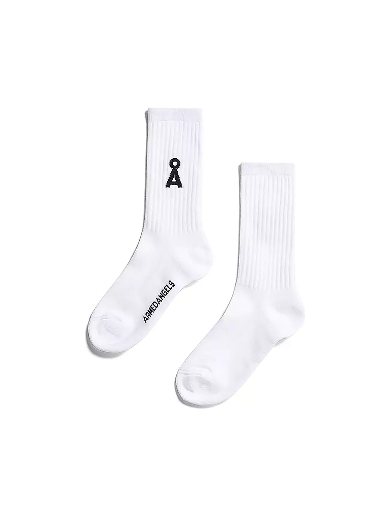 ARMEDANGELS | Chaussettes SAAMUS BOLD whie | weiss