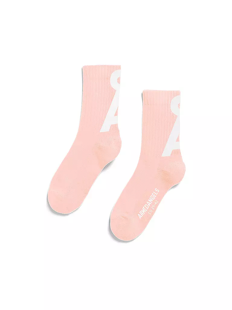 ARMEDANGELS | Chaussettes SAAMUS rosalilly-broken white | rosa