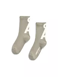 ARMEDANGELS | Chaussettes SAAMUS pigment bleu-vert cendré | Beige