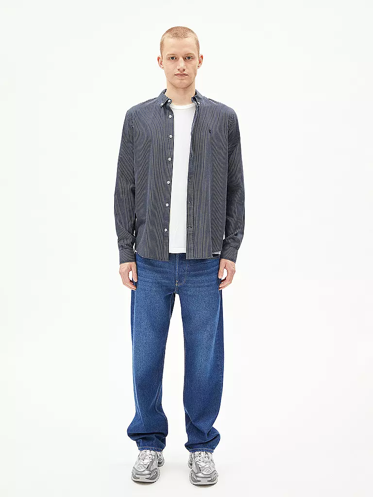 ARMEDANGELS | Chemise coupe décontractée QUAASA STRIPES | blau