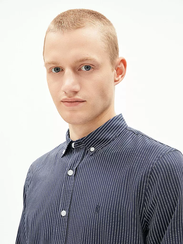 ARMEDANGELS | Chemise coupe décontractée QUAASA STRIPES | blau