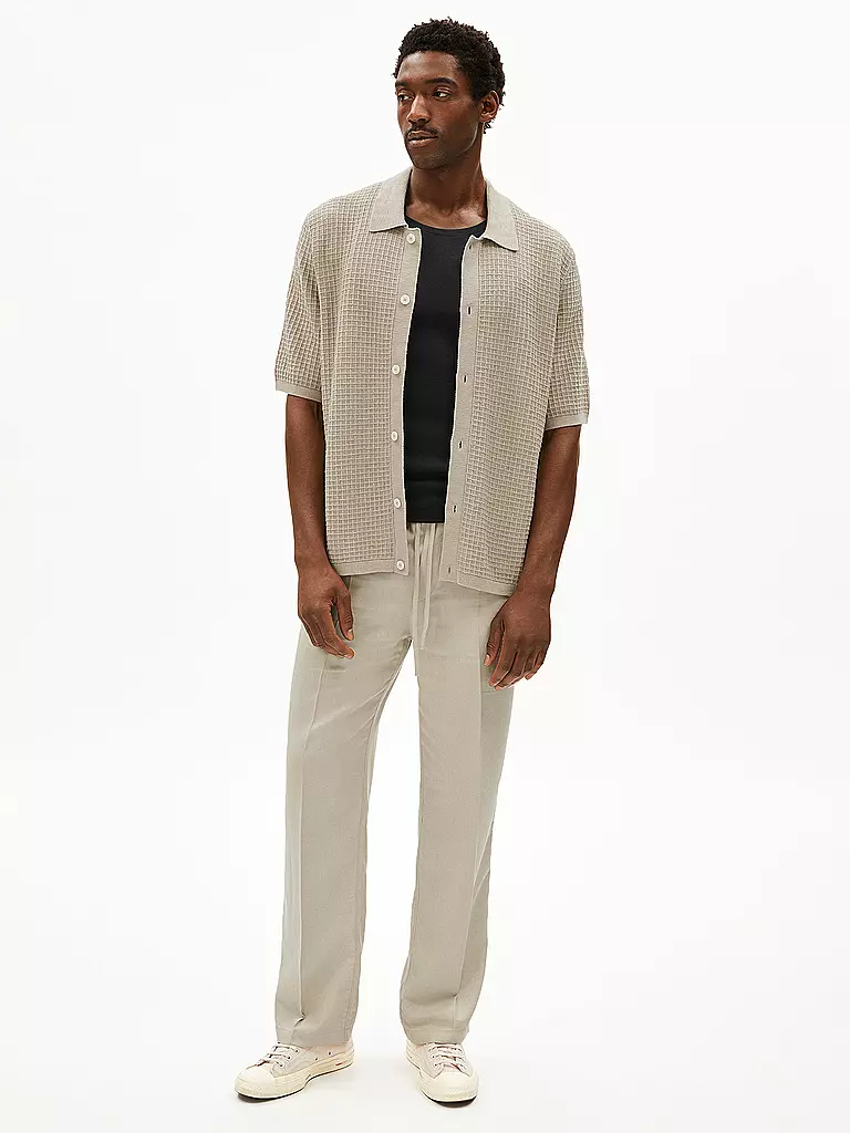 ARMEDANGELS | Chemise coupe droite EDUAARDO | beige