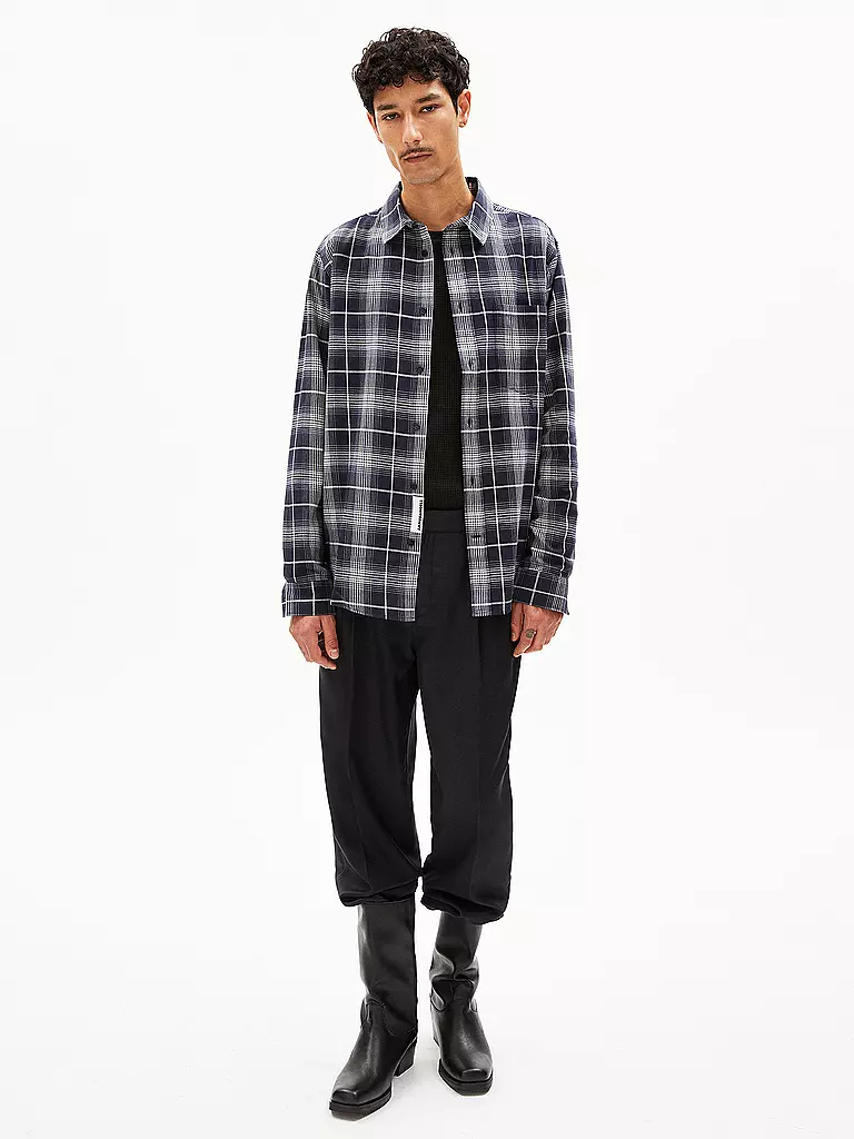 ARMEDANGELS | Chemise coupe régulière AARNAULT | Bleu