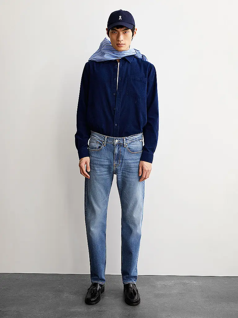 ARMEDANGELS | Chemise coupe régulière SAAMY | dunkelblau