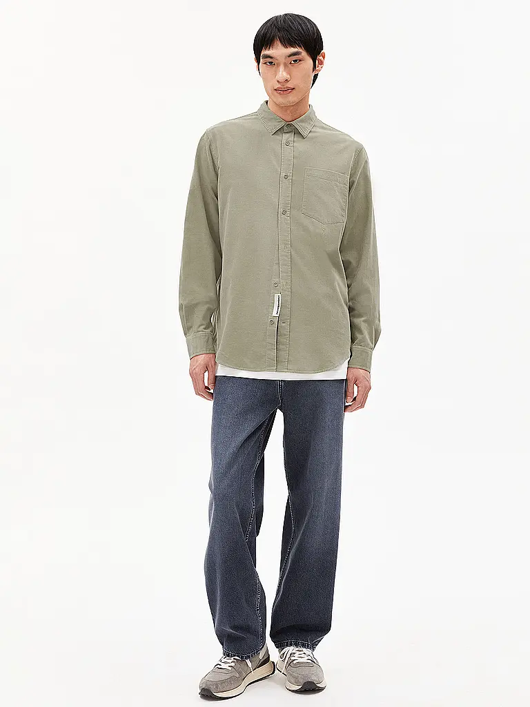 ARMEDANGELS | Chemise coupe régulière SAAMY | hellbraun