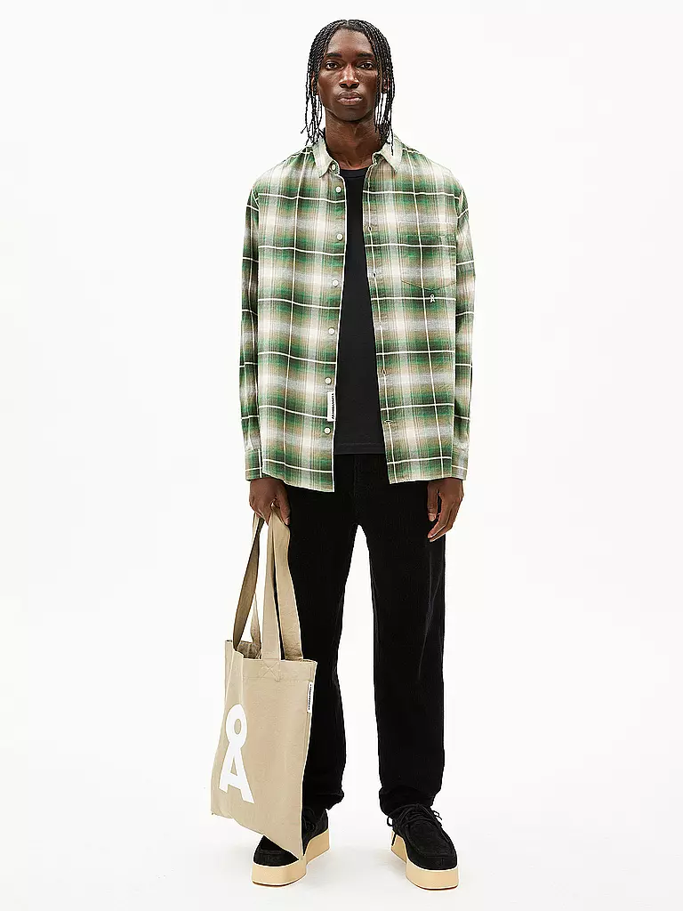 ARMEDANGELS | Chemise coupe regular | grün