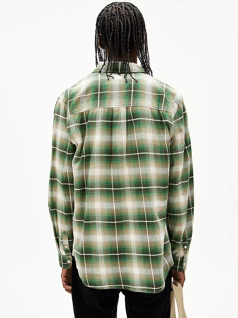 ARMEDANGELS | Chemise coupe regular | grün