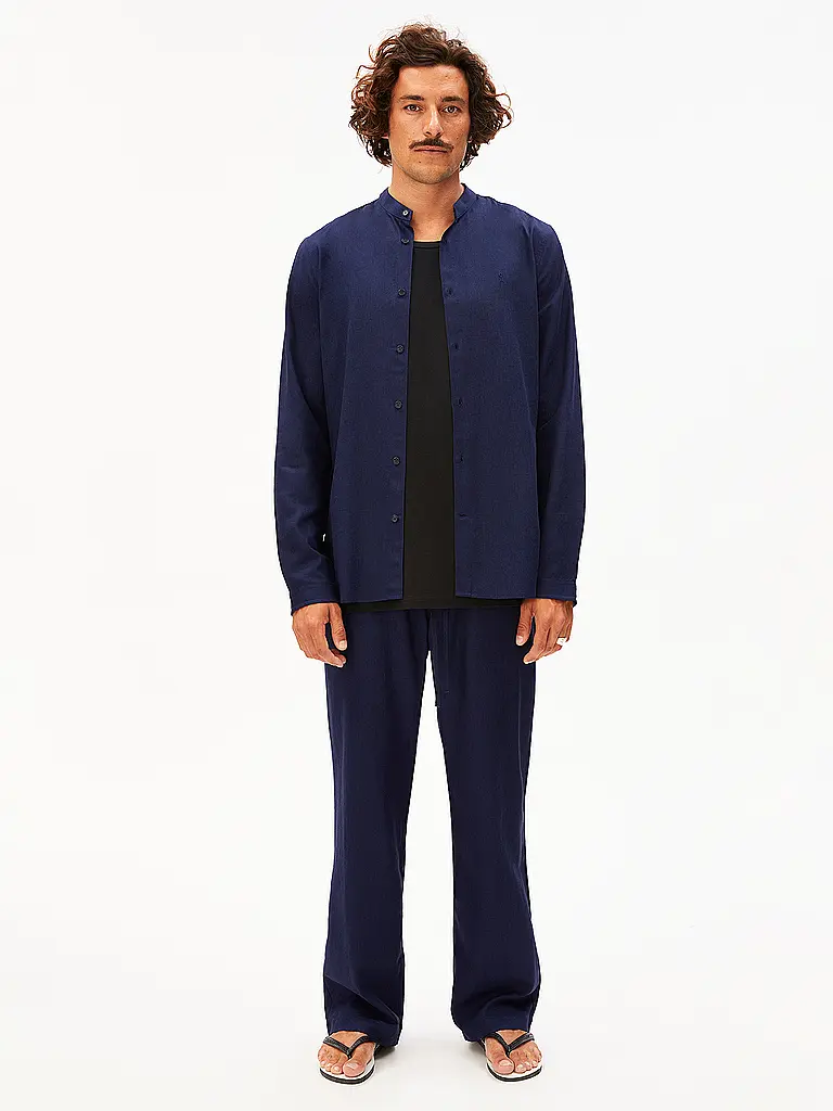 ARMEDANGELS | Chemise Regular Fit VAALERONIMUS | Bleu