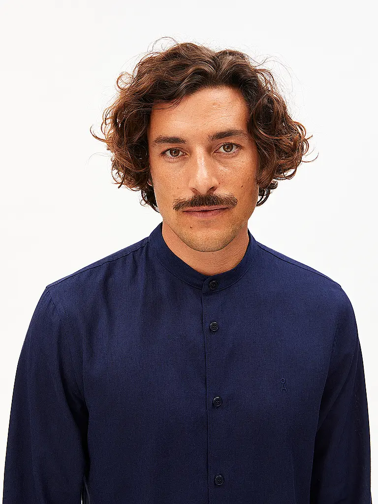 ARMEDANGELS | Chemise Regular Fit VAALERONIMUS | Bleu