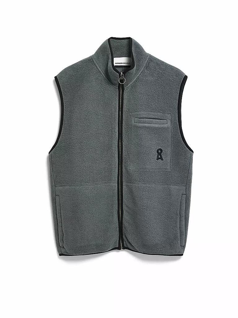 ARMEDANGELS | Gilet AABLEO | Vert foncé