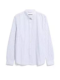 ARMEDANGELS | Hemd Casual Fit QUAASA STRIPES | Blanc