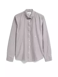 ARMEDANGELS | Hemd Casual Fit QUAASA STRIPES | Marron