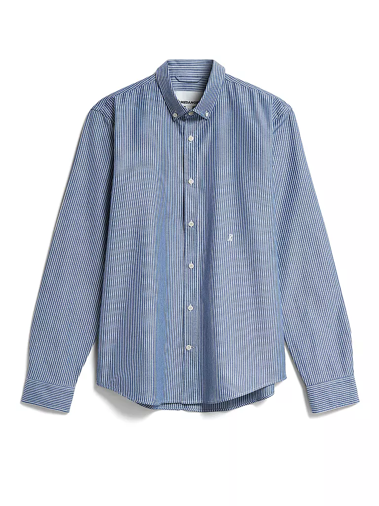ARMEDANGELS | Hemd Casual Fit QUAASA STRIPES | Bleu