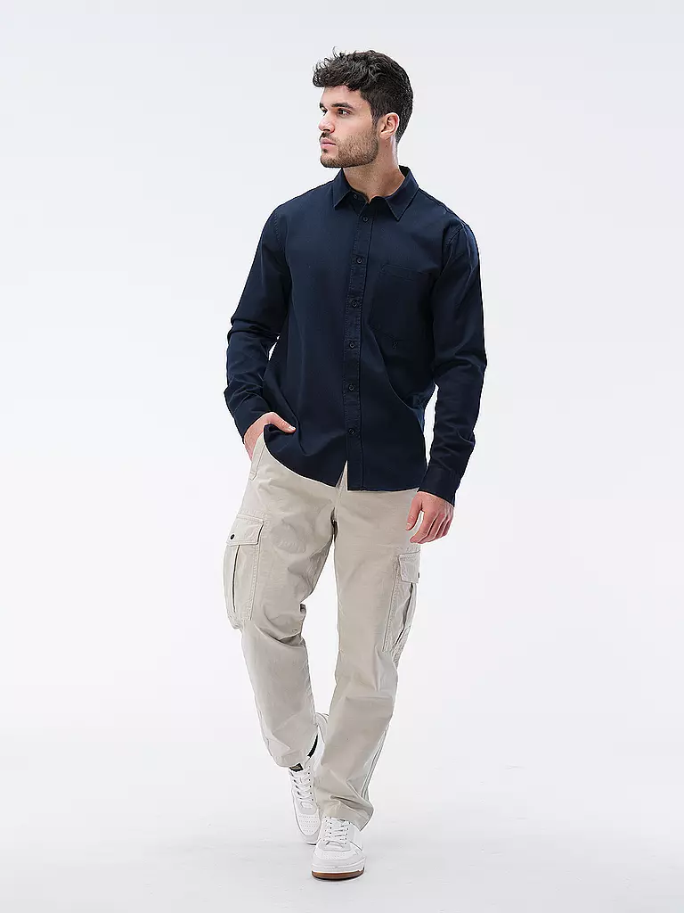 ARMEDANGELS | Hemd Casual Fit SKJORTAAS | Bleu