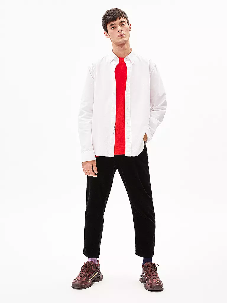 ARMEDANGELS | Hemd Regular Fit LAAROX  | Blanc
