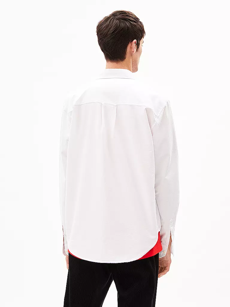 ARMEDANGELS | Hemd Regular Fit LAAROX  | Blanc