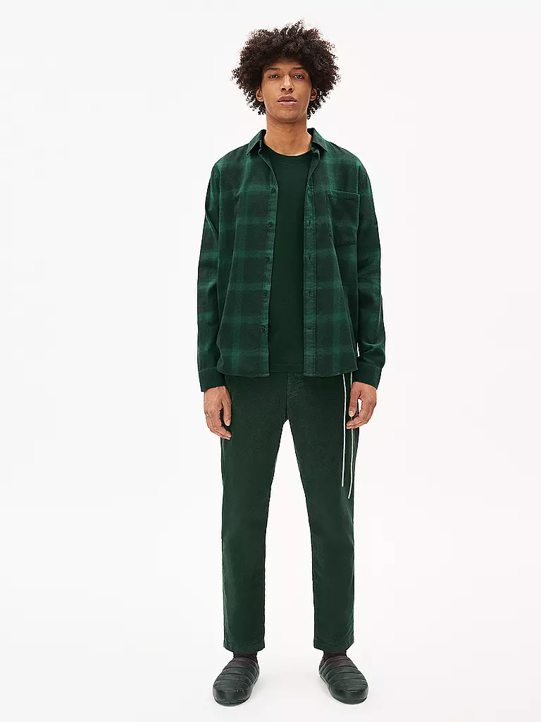 ARMEDANGELS | Hemd SKOVAA  | Vert foncé